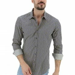 TUPERTU Camicia Stretch Fantasia Tu Per Tu T130 -Lacoste shop 0088242a3f0715c63bfd7663cd726988
