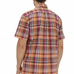 Camicia In Tessuto Seersucker Di Cotone Con Quadretti Fynch-hatton -Lacoste shop 00b2b9ca87f1705855f88f03fc270415