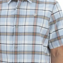 Camicia A Quadri Manica Corta Timberland Uomo -Lacoste shop 0106c9708fd48ad2184fced94d44e2aa