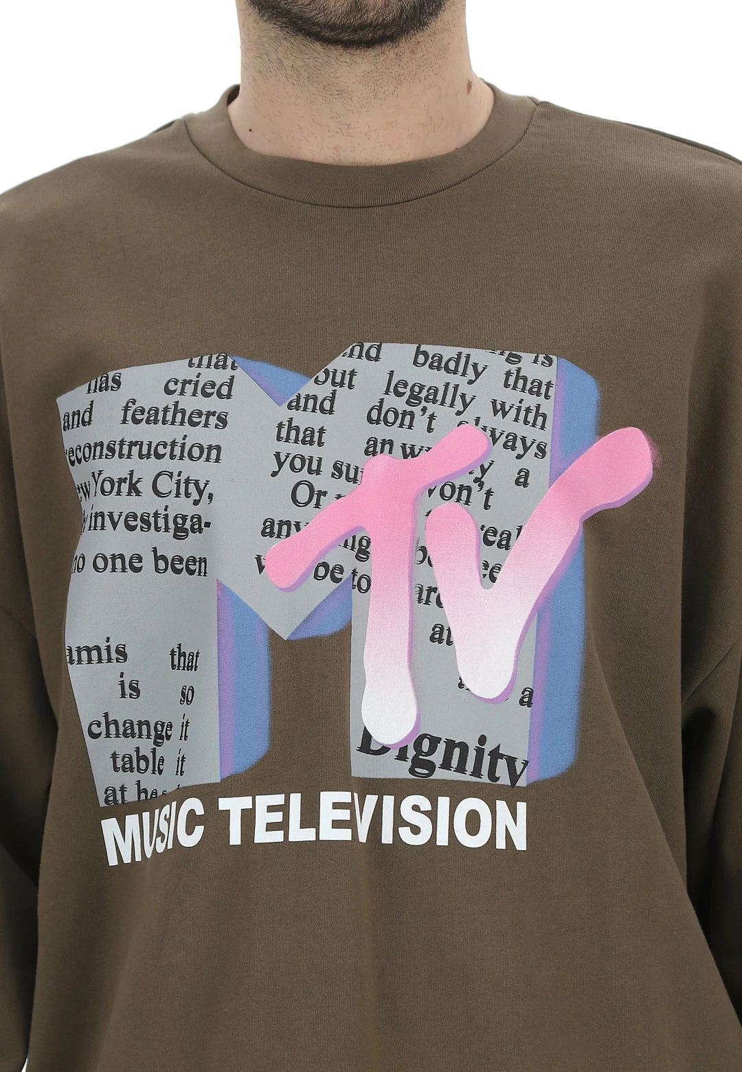 ONLY E SONS Felpa Girocollo Con Stampa Mtv Only & Sons 11 ONLY E SONS Felpa Girocollo Con Stampa Mtv Only & Sons - immagine 9