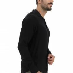 Camicia In Viscosa Tinta Unita Eks -Lacoste shop 02df8ef0c80a6a03b324731781f6d0e9