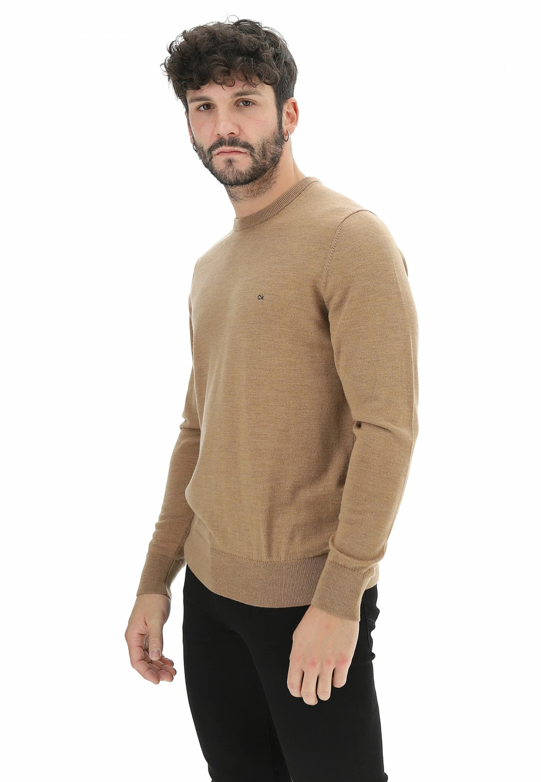 Girocollo In Lana Merinos Calvin Klein K10k102727 8 Girocollo In Lana Merinos Calvin Klein K10k102727 - immagine 6