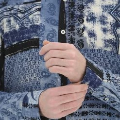 8.9 OTTOPUNTONOVE Camicia Uomo 8.9 In Viscosa Con Patch All Over -Lacoste shop 03af8d318637095d805f107d9e5185f7