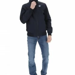 Giubbino Antivento Uomo North Sails Tinta Unita Full Zip In Tessuto Traspirante -Lacoste shop 046d0137ed4eecf1ae7187f9fd7685ea