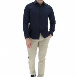 EKS Camicia In Cotone Stretch èks -Lacoste shop 0488753202ca64b85ecb63cb8657fc1a