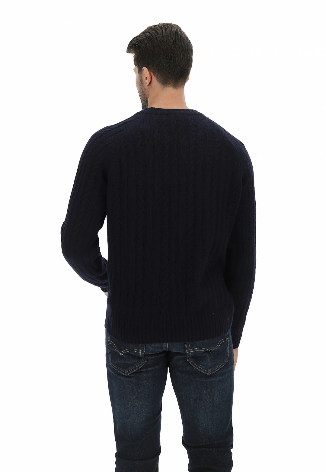 Maglione Girocollo Manuel Ritz Con Lavorazione A Treccia Made In Italy 10 Maglione Girocollo Manuel Ritz Con Lavorazione A Treccia Made In Italy - immagine 8