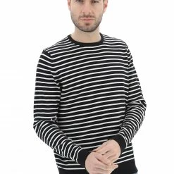 ONLY E SONS Maglioncino Girocollo Rigato In Cotone Only&sons Uomo