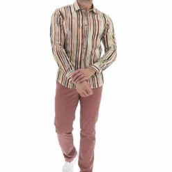 Camicia In Cotone Fantasia Tupertu Uomo -Lacoste shop 058ef318256a8212c4298769504166a5