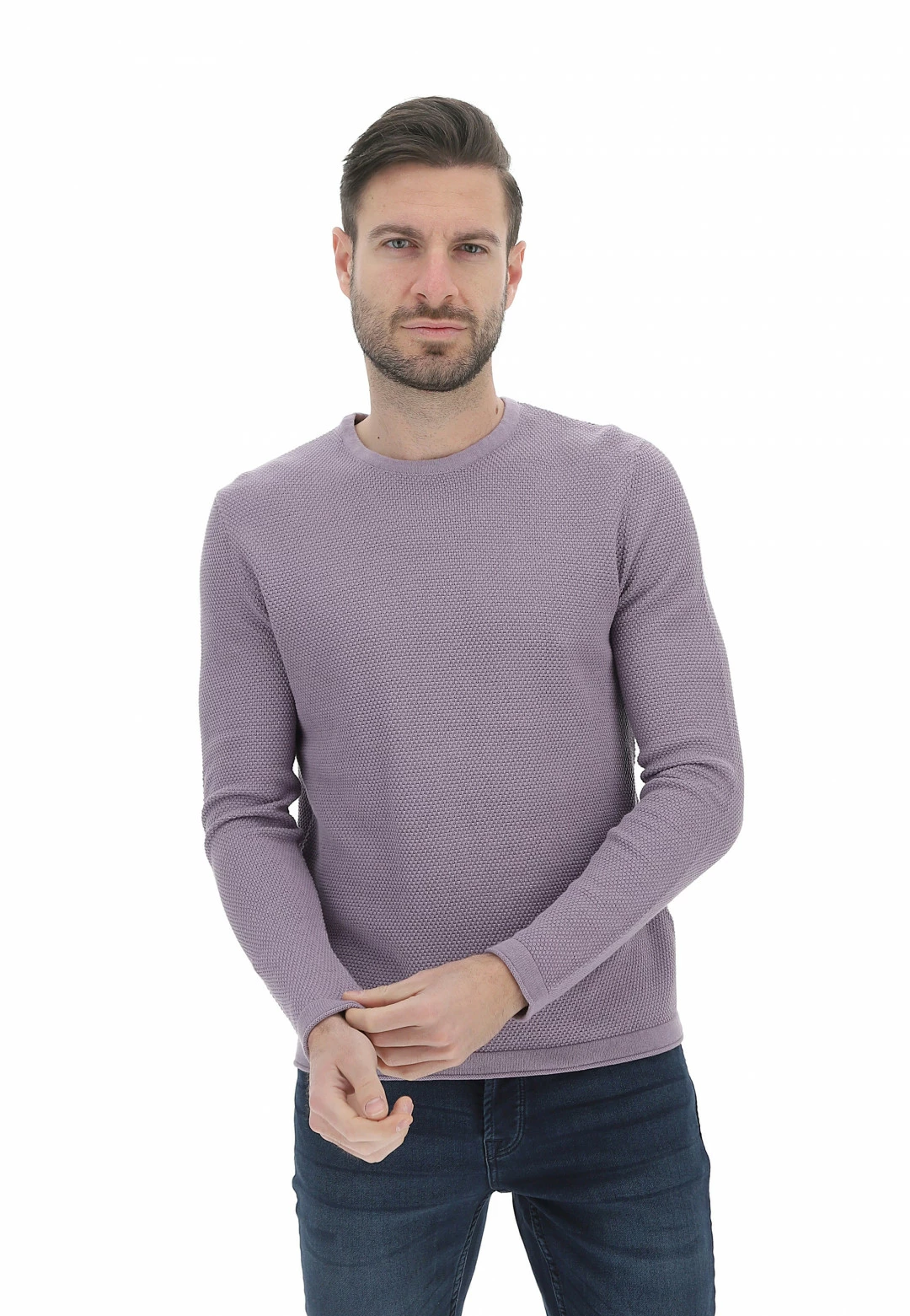 ONLY E SONS Girocollo Uomo Only & Sons In Cotone Lavorato 3 ONLY E SONS Girocollo Uomo Only & Sons In Cotone Lavorato