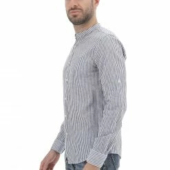 Over-D Camicia Over/d Con Collo Alla Corena In Misto Lino A Righe 18 Over-D Camicia Over/d Con Collo Alla Corena In Misto Lino A Righe -Lacoste shop 061db1ddc3ac9334359a601a4c5ebda4