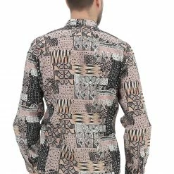 Camicia Casual Uomo Age In Msto Lino E Cotone Con Fantasia Astratta -Lacoste shop 06c0d52a69b925ac0e85f50de6546c44