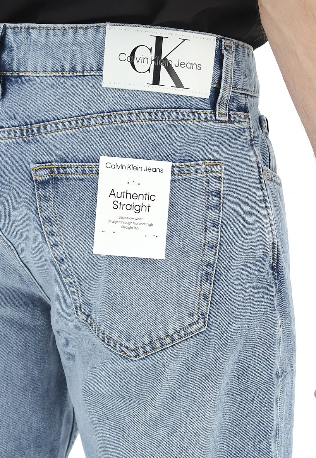 Jeans Calvin Klein Jeans Uomo J30j323096 Straight Fit 6 Jeans Calvin Klein Jeans Uomo J30j323096 Straight Fit - immagine 4