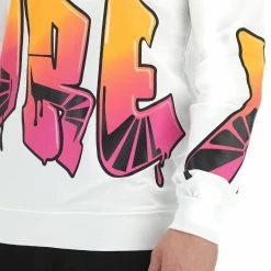 Felpa Girocollo Pyrex Uomo In Cotone Con Stampa Graffiti -Lacoste shop 08724c25e02d00585b9d308b63ff1bd1