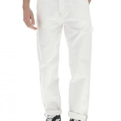 Pantalone Uomo Lee In Denim Mod. Carpenter Con Cuciture A Contrasto