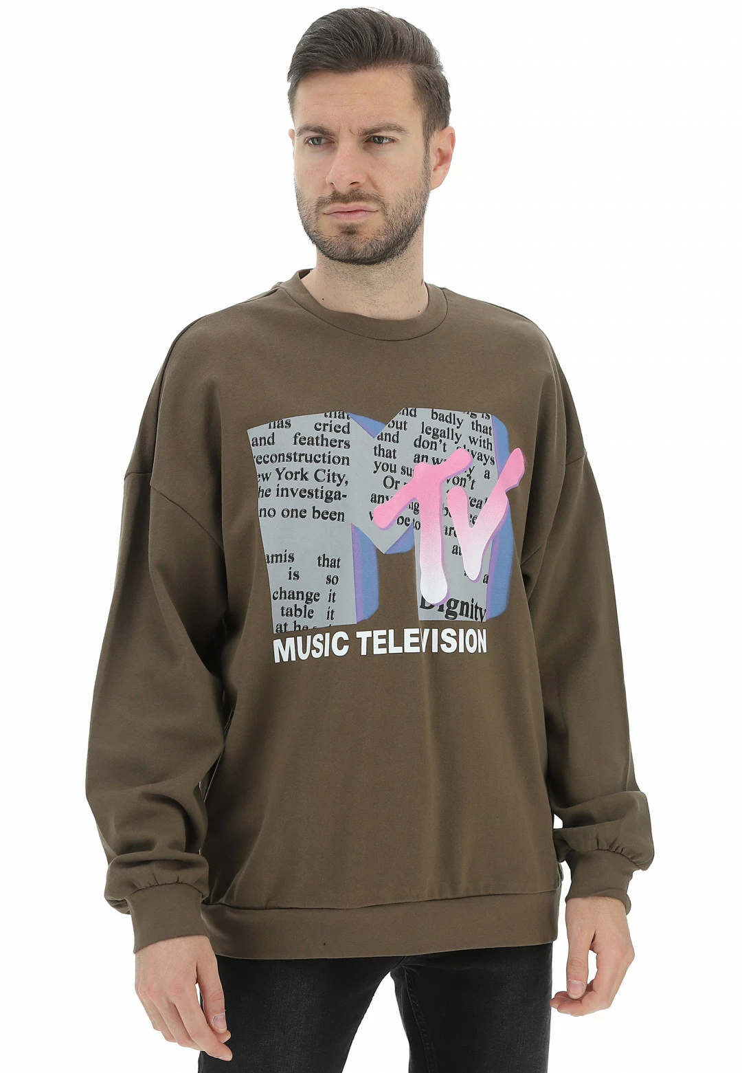 ONLY E SONS Felpa Girocollo Con Stampa Mtv Only & Sons 8 ONLY E SONS Felpa Girocollo Con Stampa Mtv Only & Sons - immagine 6