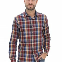 Camicia In Flanella Eks A Quadri Grandi -Lacoste shop 09494f1a1b8afde523fa2dfa80e289dc