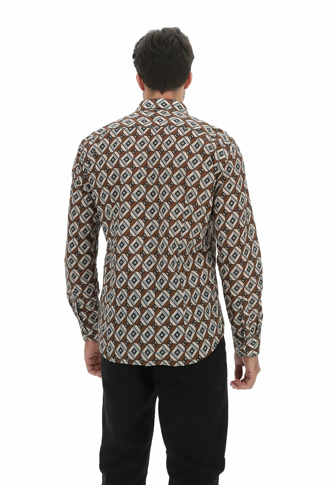 TUPERTU Camicia Uomo Tu Per Tu In Cotone A Fantasia 5 TUPERTU Camicia Uomo Tu Per Tu In Cotone A Fantasia - immagine 3