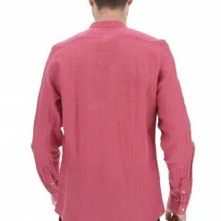 Camicia Uomo Age In Lino Tinta Unita Con Collo Coreana -Lacoste shop 0bbfba0f0e37e237b5e2e1731a15adbb