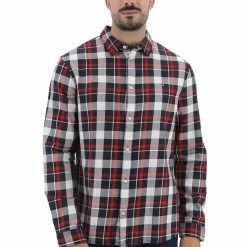 Tommy Hilfiger Jeans Camicia A Quadri Tommy Hilfiger Dm0dm15112 In Cotone Con Logo Ricamato