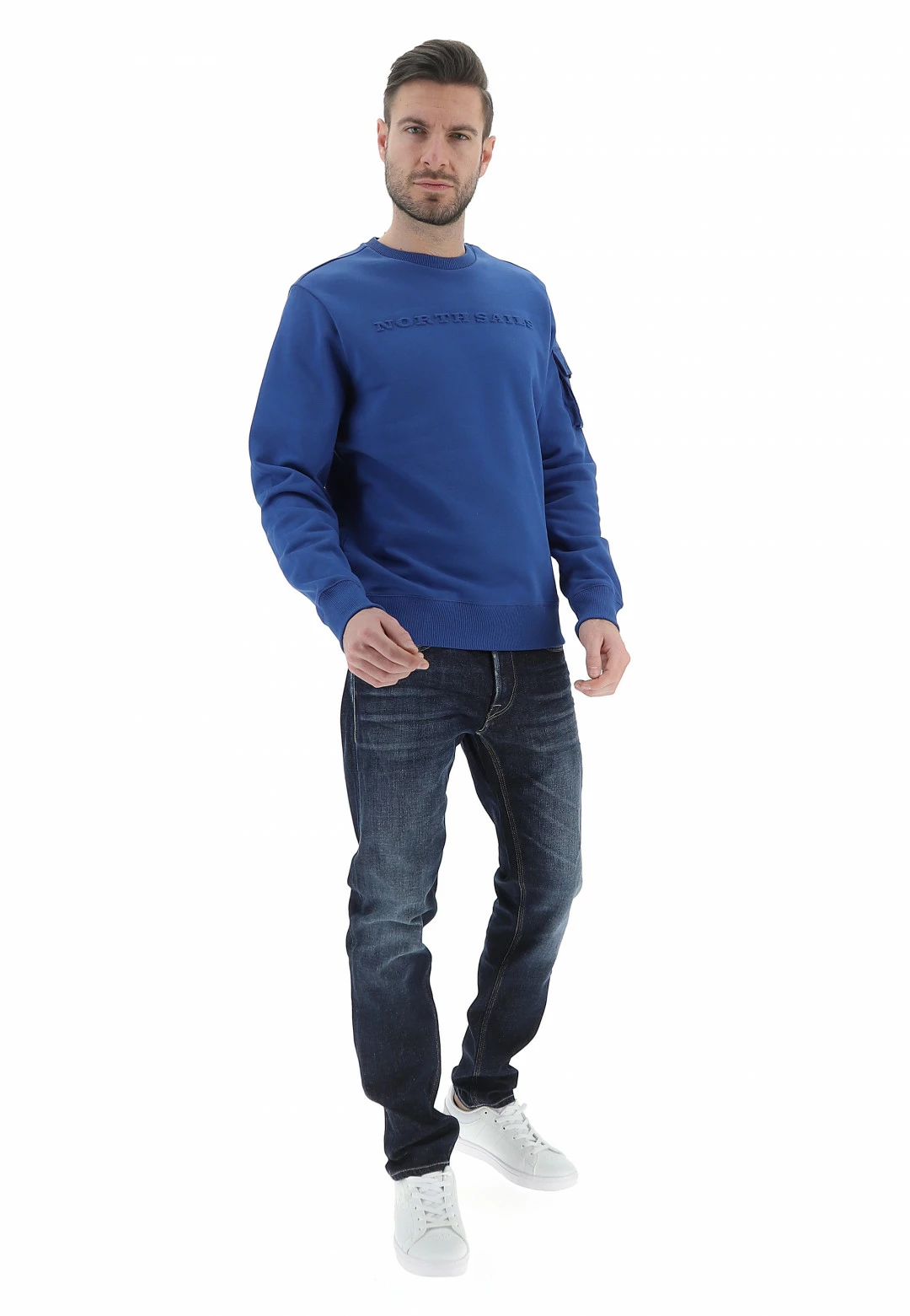 Felpa Girocollo North Sails Uomo Con Tasca Su Manica E Logo In Rilievo 10 Felpa Girocollo North Sails Uomo Con Tasca Su Manica E Logo In Rilievo - immagine 8