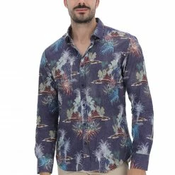 Camicia Manica Lunga Fantasia All Over Tupertu -Lacoste shop 0dcb1860f1bae008948f630a69ea63b2