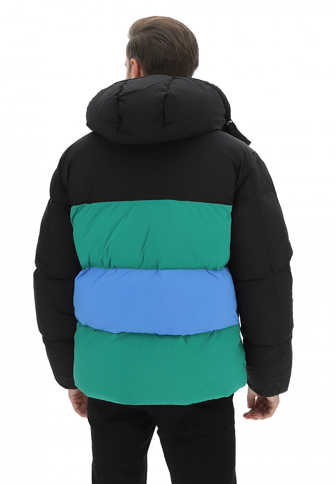 Tommy Hilfiger Jeans Giubbotto Color Block In Ovatta Tommy Jeans Uomo 4 Tommy Hilfiger Jeans Giubbotto Color Block In Ovatta Tommy Jeans Uomo - immagine 3