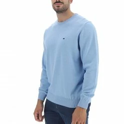 Pullover Girocollo Fynch-hatton Uomo Con Logo Ricamato A Contrasto -Lacoste shop 0ee45ea0f53c57bd34926dbd388e5088