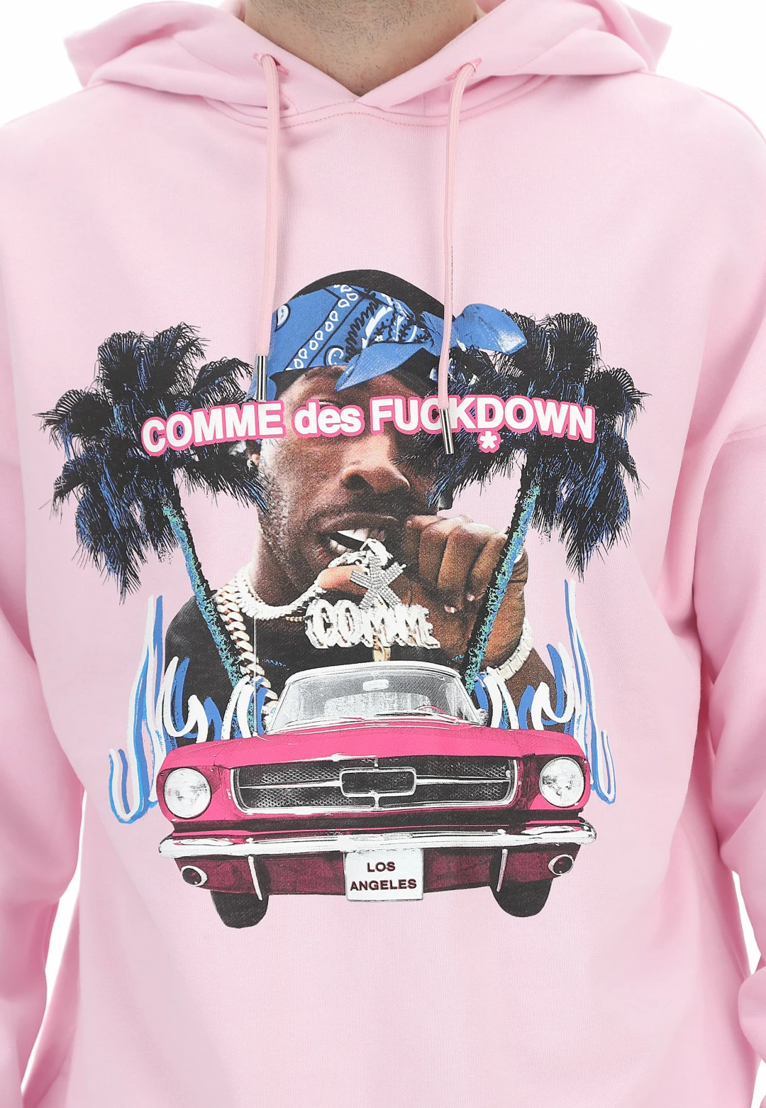 Felpa Con Cappuccio Comme Des Fuckdown Uomo Con Maxi Stampa Frontale 7 Felpa Con Cappuccio Comme Des Fuckdown Uomo Con Maxi Stampa Frontale - immagine 5