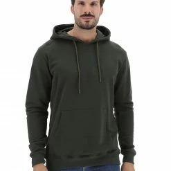 Felpa Garzata Eks Basic Made In Italy In Cotone Con Cappuccio E Tasca A Marsupio -Lacoste shop 102fb202571dfab809904ec5782c6bc9