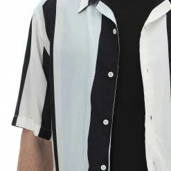 ONLY E SONS Camicia A Maniche Corte Only&sons A Righe Verticali -Lacoste shop 108a26d56094ba4cab67b539f1158463