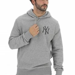 Felpa Felpata New Era Con Logo Stampato Davanti E Dietro