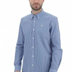 Camicia North Sails Uomo Con Microfanatsia A Quadri All Over
