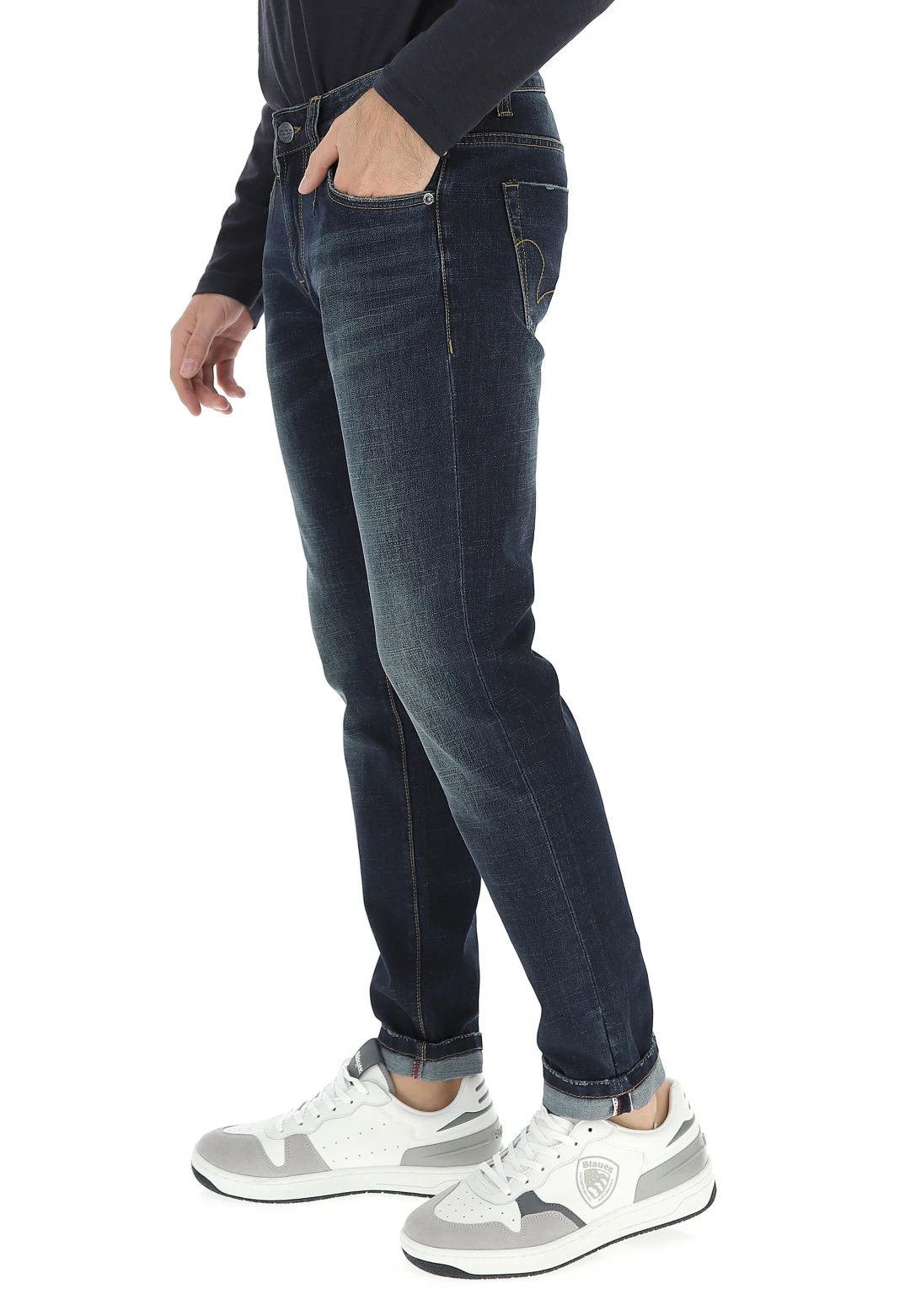 Key Jey Denim Slim Keyjey Dnm 45925595 4 Key Jey Denim Slim Keyjey Dnm 45925595 - immagine 2