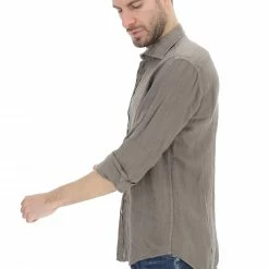 8.9 OTTOPUNTONOVE Camicia Manica Lunga Lino Tinta Unita -Lacoste shop 13ef8a033f02e881c6d1f0eeed142974