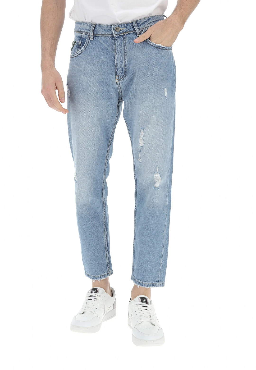 Pont Denim Jeans Pont Cropped Fit Uomo 3 Pont Denim Jeans Pont Cropped Fit Uomo