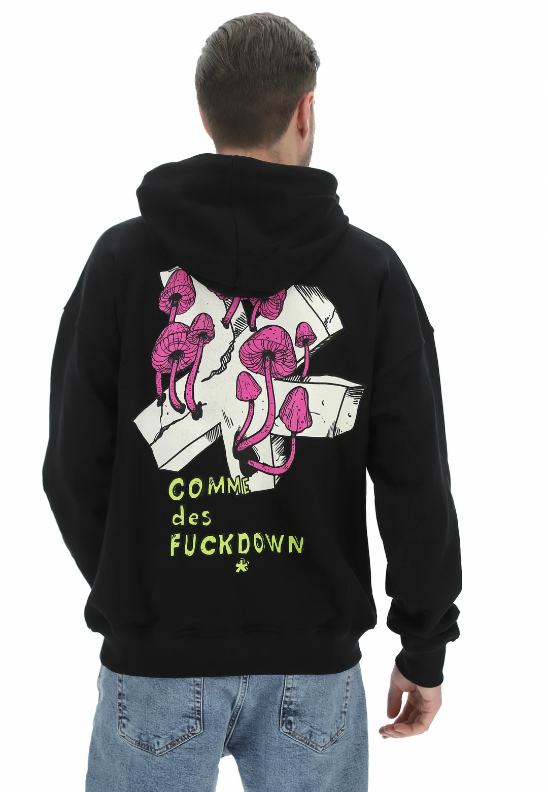 Felpa Con Cappuccio Comme Des Fuckdown Cdfu2370 4 Felpa Con Cappuccio Comme Des Fuckdown Cdfu2370 - immagine 2