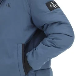 Calvin Klein Jeans Bomber Con Cappuccio Calvin Klein Jenas Uomo Full Zip Con Logo Piccolo Sul Petto -Lacoste shop 147d37b8b171716514de16f1f6c955e3