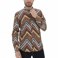 Camicia Con Collo Alla Coreana Tupertu In Fatasia All Over -Lacoste shop 15147bd6030824df097823584c7c3d7f