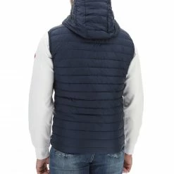 YES.ZEE Gilet Smanicato Con Cappuccio Yes Zee Uomo Tinta Unita -Lacoste shop 15ecf0cb8f21a08779d8c2bb0e4ea50b