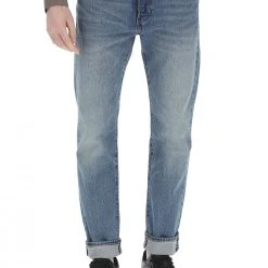 Jeans Levi's 502 Uomo Taper Stretch Con Lavaggio Medio