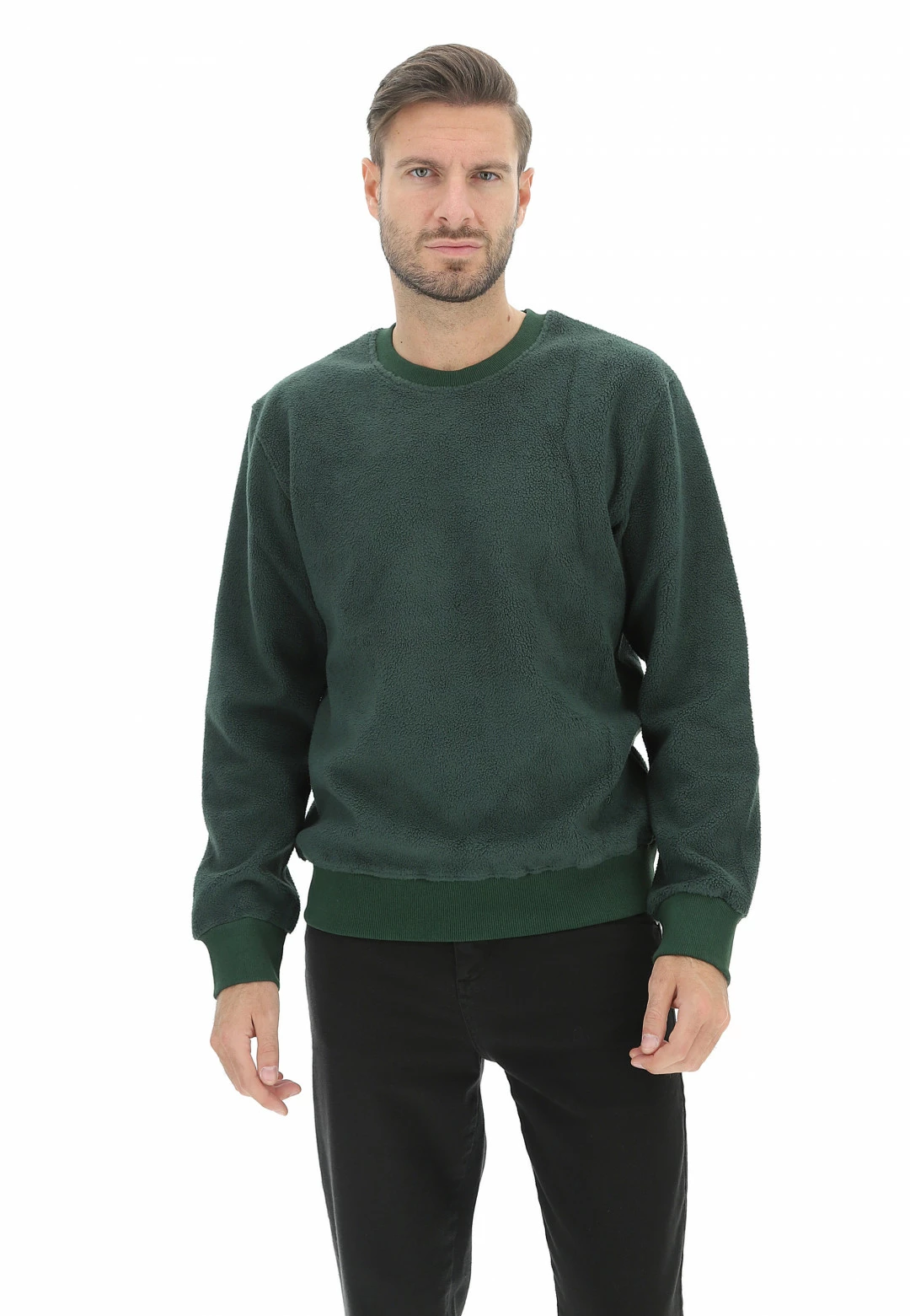 Felpa Girocollo Gianni Lupo Effetto Orsetto 3 Felpa Girocollo Gianni Lupo Effetto Orsetto