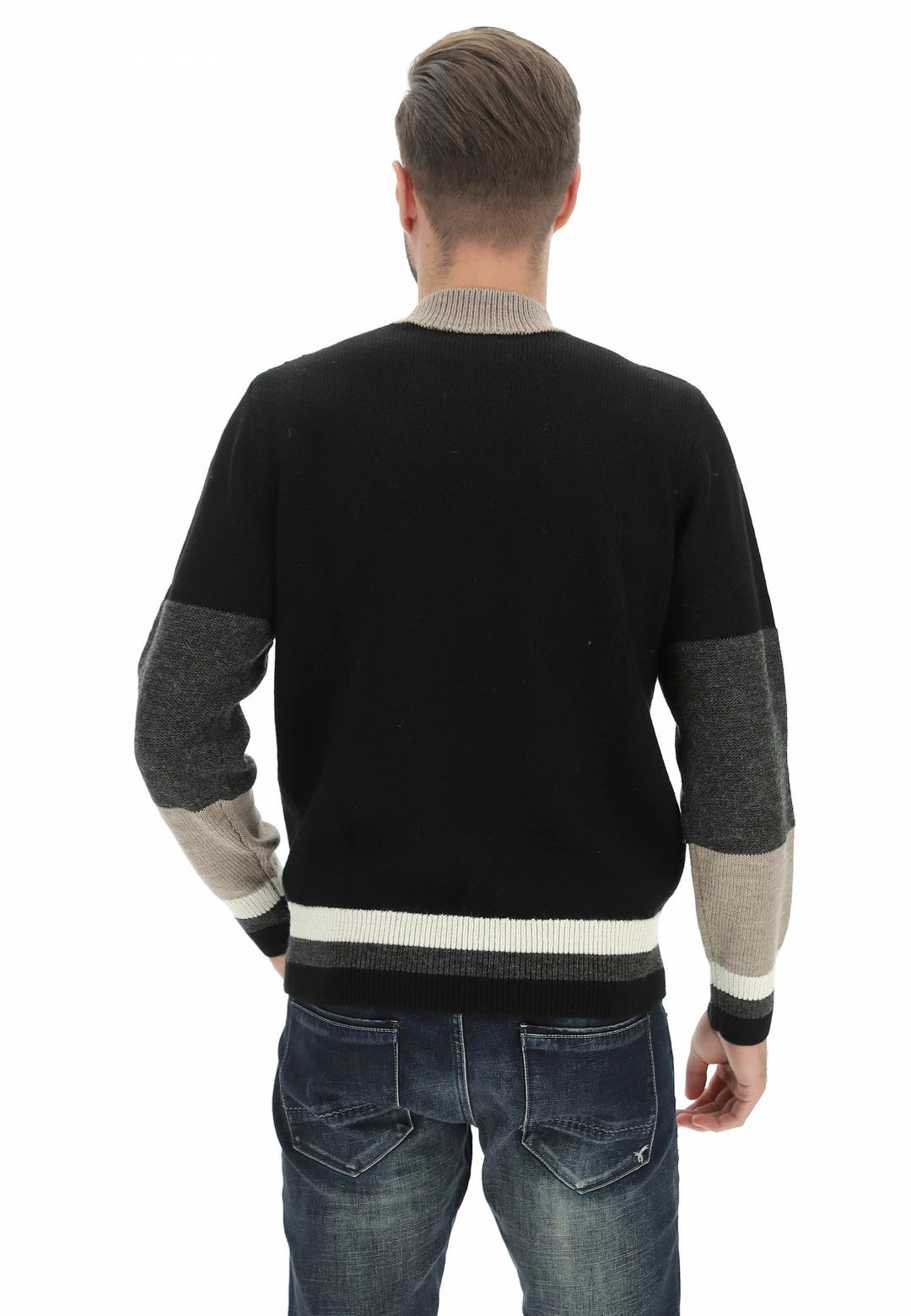 Lupetto Uomo Markup In Fantasia Rombi Markup Misto Lana 5 Lupetto Uomo Markup In Fantasia Rombi Markup Misto Lana - immagine 3