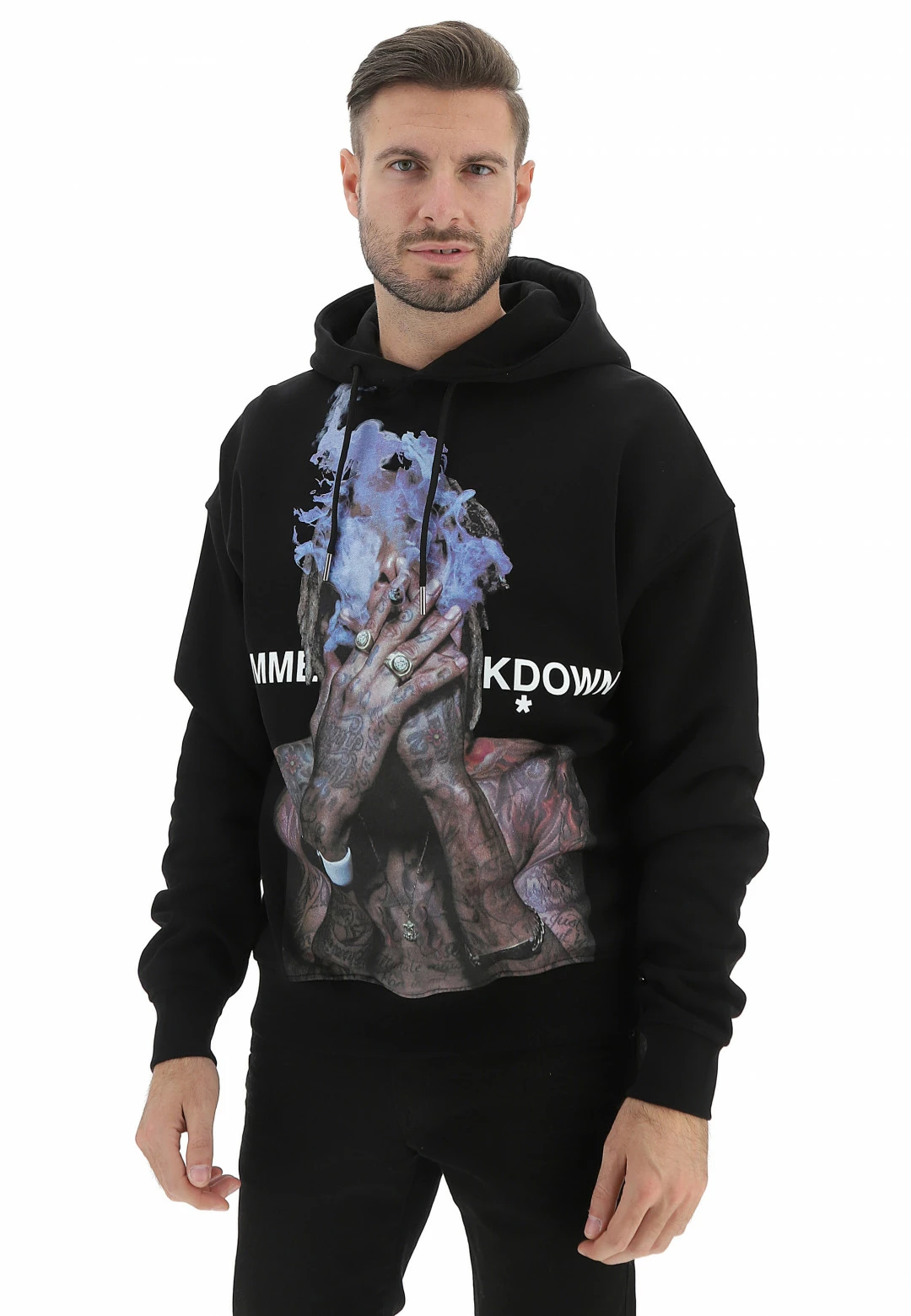 Comme Des Fuckdown Felpa Con Cappuccio Comme Des Fuckdowm Cdfu1836 Con Stampa Nella Parte Frontale 3 Comme Des Fuckdown Felpa Con Cappuccio Comme Des Fuckdowm Cdfu1836 Con Stampa Nella Parte Frontale