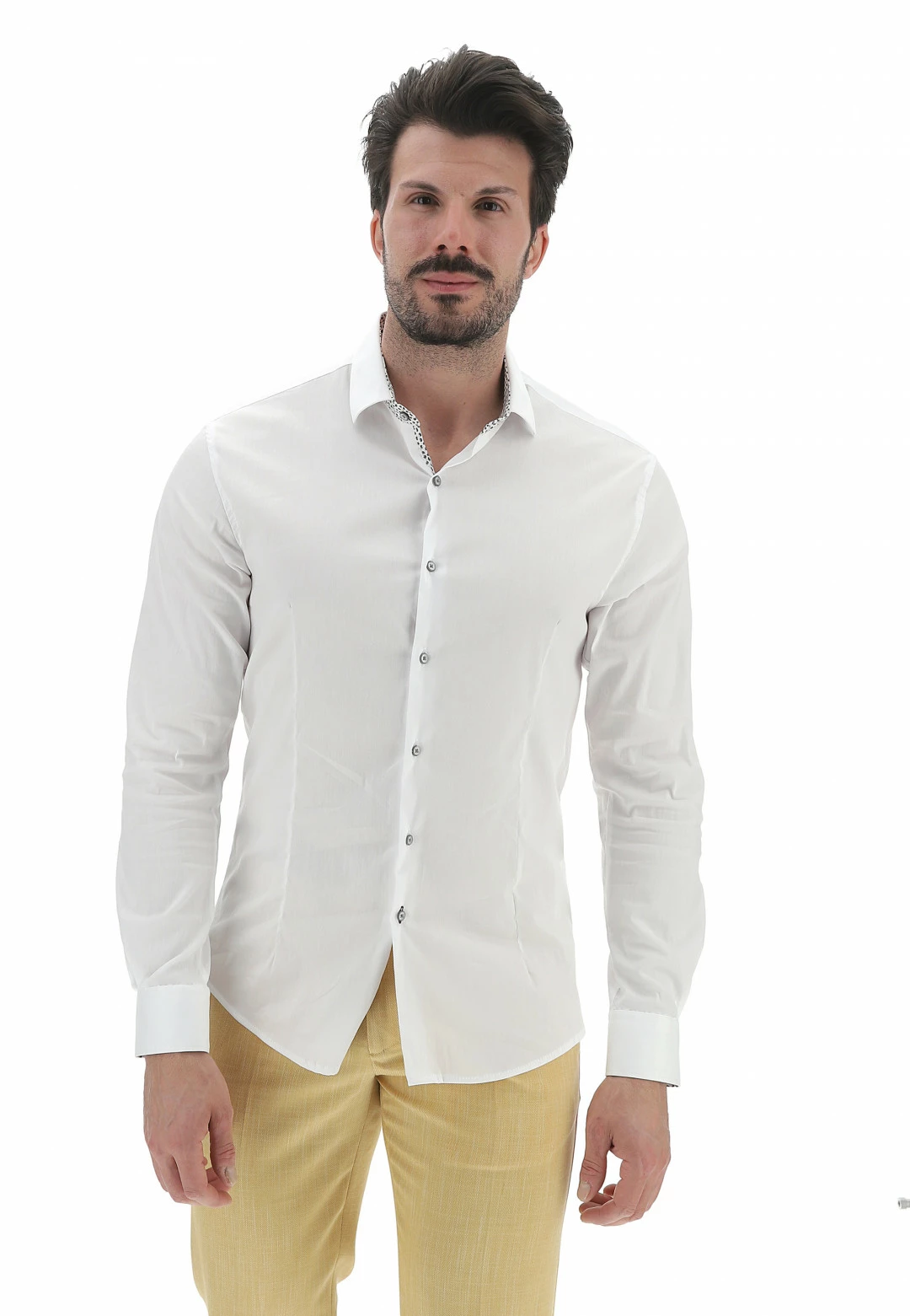 EKS Camicia èks Stretch Con Profilo In Fantasia Uomo 8 EKS Camicia èks Stretch Con Profilo In Fantasia Uomo - immagine 6