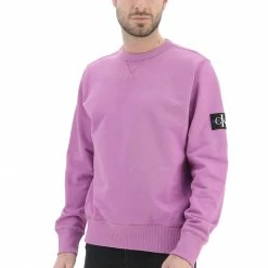 Felpa Uomo Girocollo Calvin Klein Jeans Con Patch Logo Su Manica E Costine Laterali -Lacoste shop 1a7da1c3dffb1a038249ef6f0c579f11