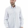 EKS Camicia Fashion èks Uomo Slim Fit Con Microfantasia All Over