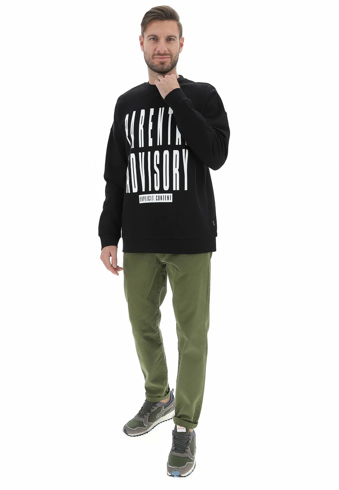 ONLY E SONS Felpa Girocollo Only&sons Con Maxi Stampa Frontale 11 ONLY E SONS Felpa Girocollo Only&sons Con Maxi Stampa Frontale - immagine 9