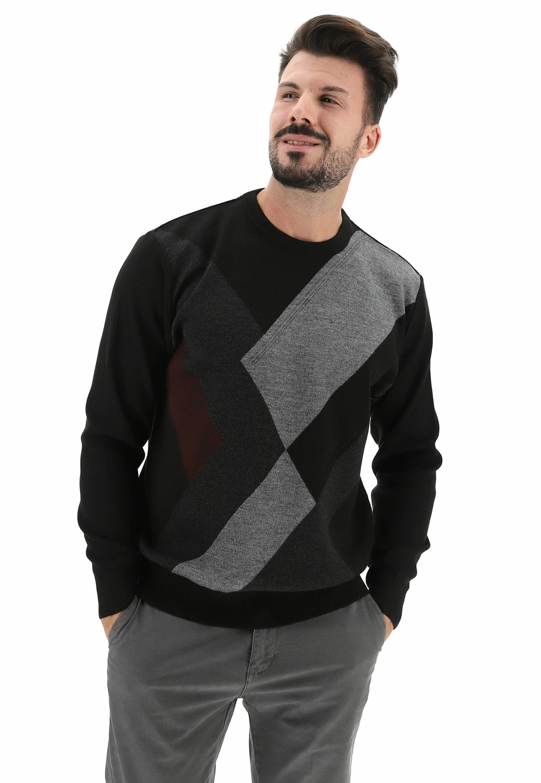 YOURNAME Girocollo Misto Lana Your Name Yn3800630 7 YOURNAME Girocollo Misto Lana Your Name Yn3800630 - immagine 5