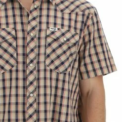 Camicia Manica Corta Quadrettata Wrangler W5h84m81a 11 Camicia Manica Corta Quadrettata Wrangler W5h84m81a -Lacoste shop 1b6e70988c8be48b4e5eea48f78d5c6e