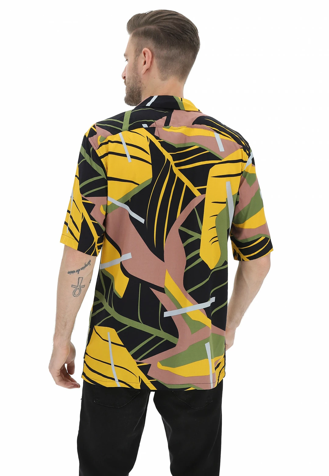 ONLY E SONS Camicia Manica Corta In Viscosa Only & Sons Stampata 5 ONLY E SONS Camicia Manica Corta In Viscosa Only & Sons Stampata - immagine 3